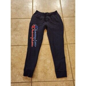 Champion Reverse Weave Double Script Navy Blue Jogger Pants Men's Size M